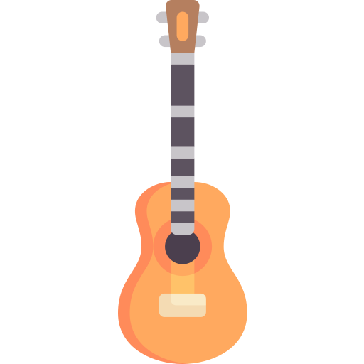 Acoustic guitar Special Flat icon