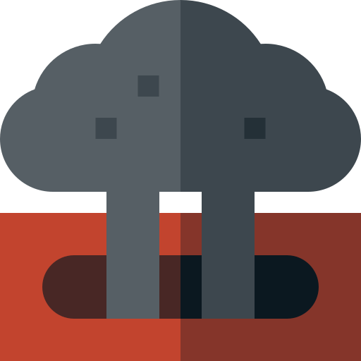 Carbon sequestration Basic Straight Flat icon