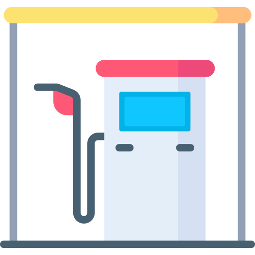 Fuel station Special Flat icon