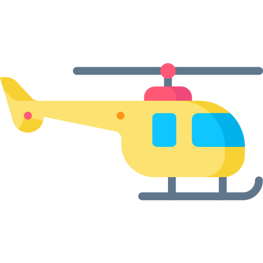 Helicóptero Special Flat icono