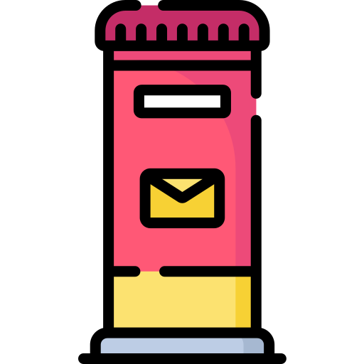 brievenbus Special Lineal color icoon