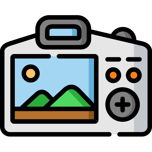 dslr 카메라 Special Lineal color icon