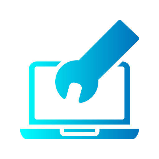 computadora portátil Generic gradient fill icono