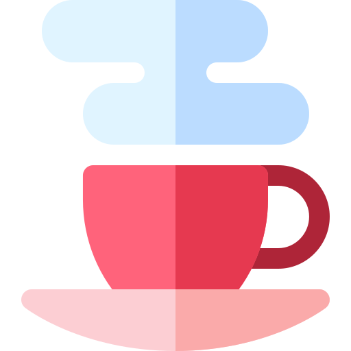 뜨거운 커피 Basic Rounded Flat icon