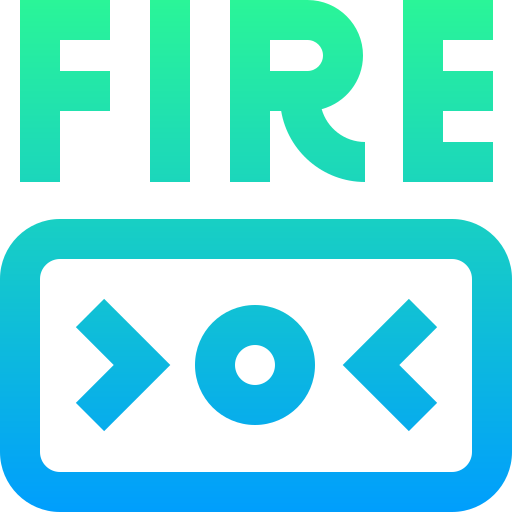 Fire Super Basic Straight Gradient icon
