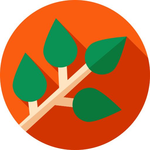 Branch Flat Circular Flat icon