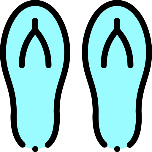 Sandálias de dedo Detailed Rounded Lineal color Ícone