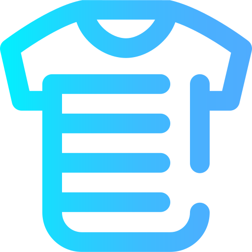 t-shirt Super Basic Omission Gradient icoon