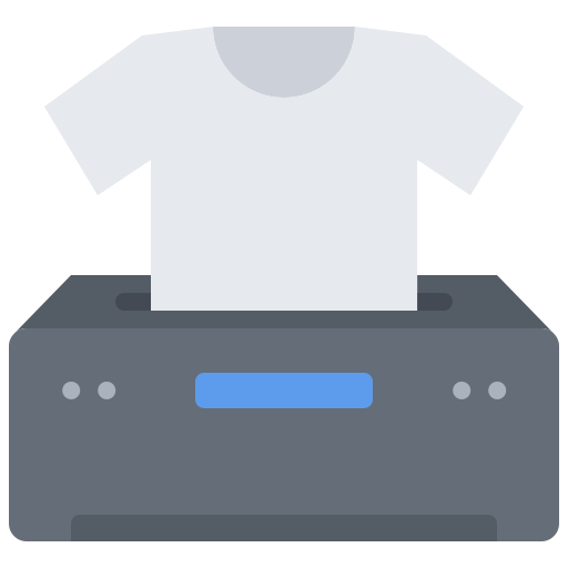 t-shirt Coloring Flat icon