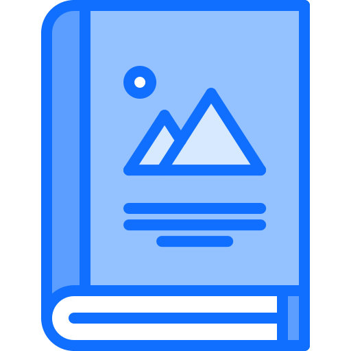 buch Coloring Blue icon