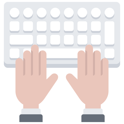 tastatur Coloring Flat icon