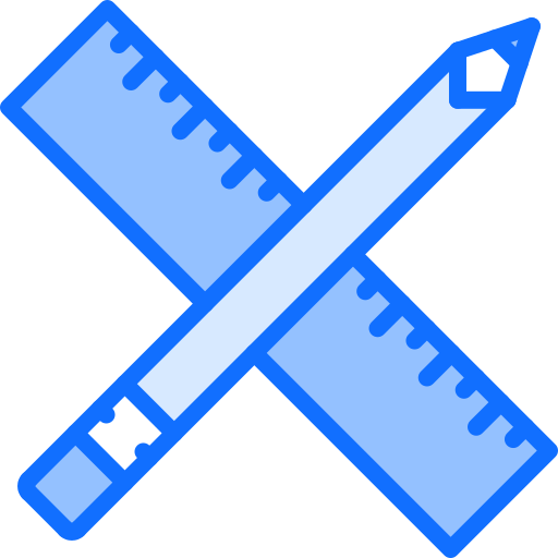 bleistift Coloring Blue icon