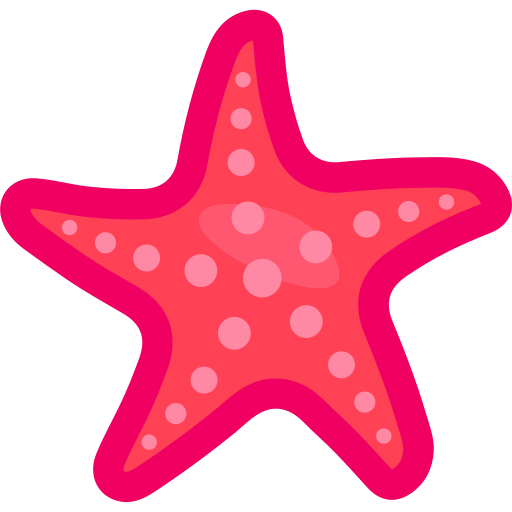 estrella de mar Generic color fill icono