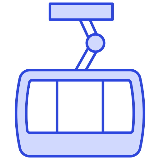 Cable car Generic color lineal-color icon