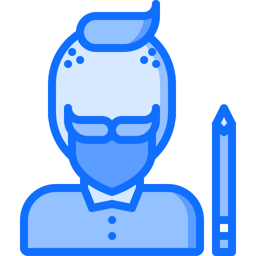 designer Coloring Blue icon