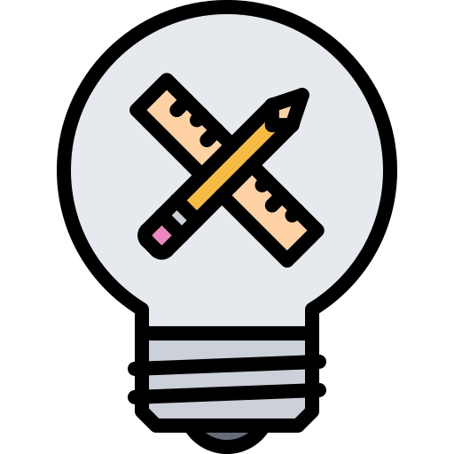 Lightbulb Coloring Color icon