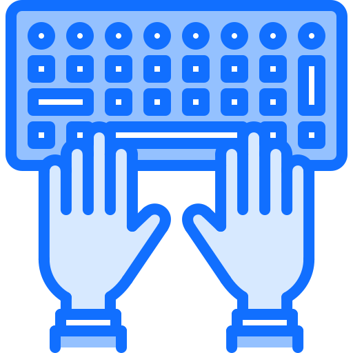 tastiera Coloring Blue icona