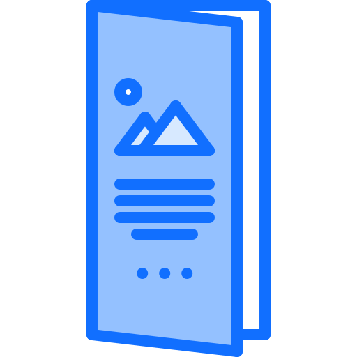 リーフレット Coloring Blue icon