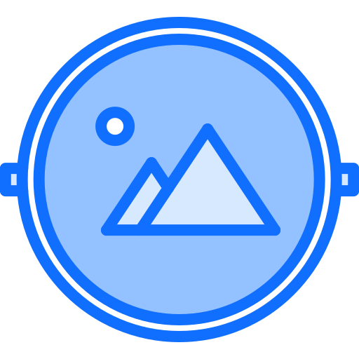 Badge Coloring Blue icon