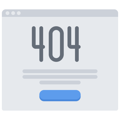 404 fehler Coloring Flat icon