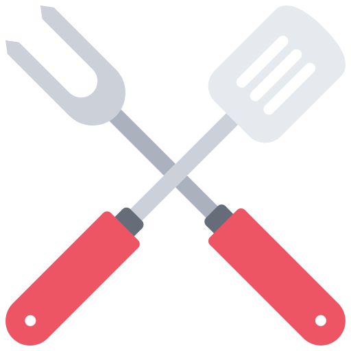 Fork Coloring Flat icon