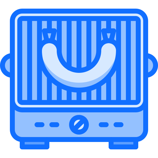 Salchicha Coloring Blue icono