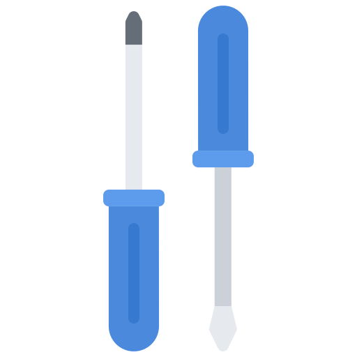 드라이버 Coloring Flat icon
