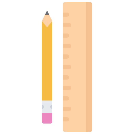鉛筆 Coloring Flat icon