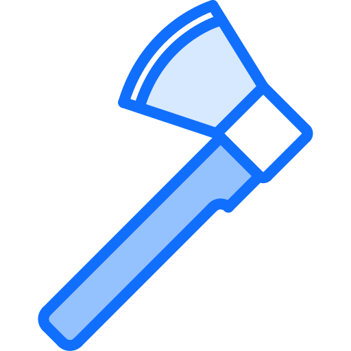도끼 Coloring Blue icon