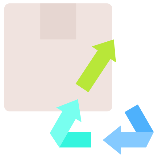 reciclado Generic color fill icono