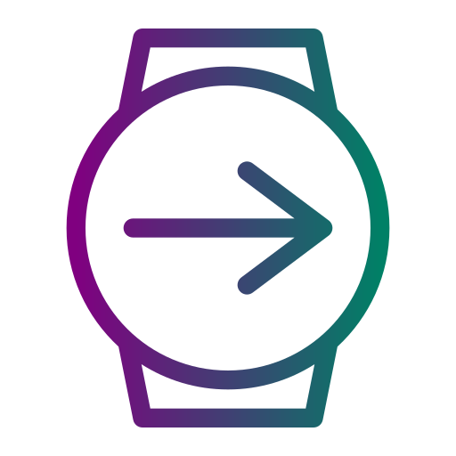 flecha derecha Generic gradient outline icono