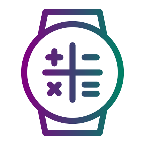 calculadora Generic gradient outline icono