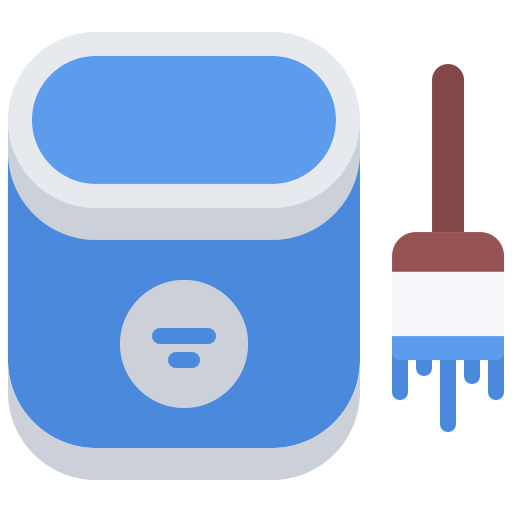 farbe Coloring Flat icon