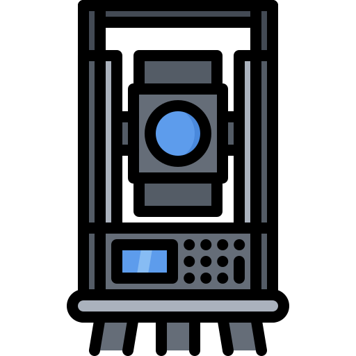 Total station Coloring Color icon