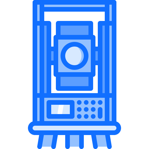 station total Coloring Blue Icône