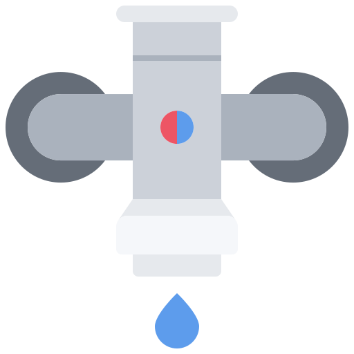 Válvula Coloring Flat icono