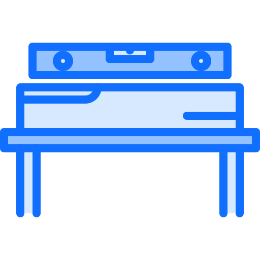 水準器 Coloring Blue icon