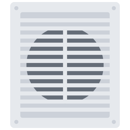 Campana extractora Coloring Flat icono