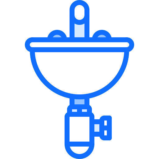 Sink Coloring Blue icon