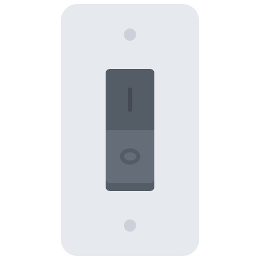 lichtschalter Coloring Flat icon