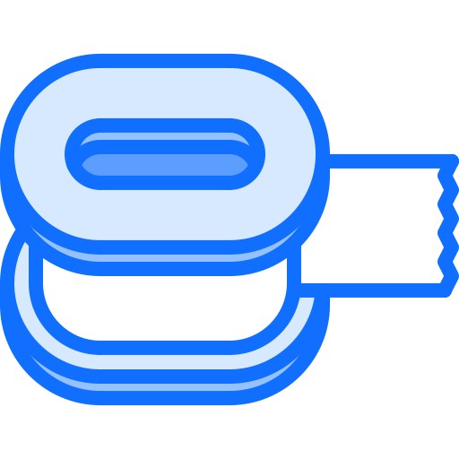 Tape Coloring Blue icon