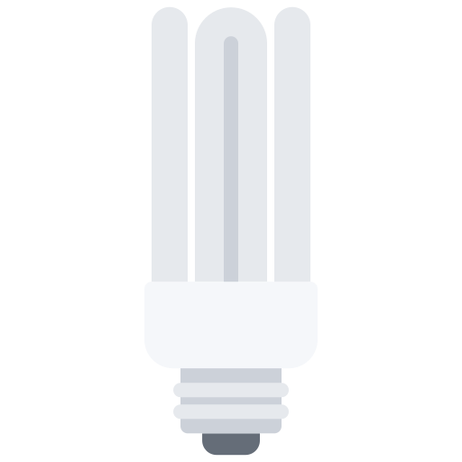 Lightbulb Coloring Flat icon