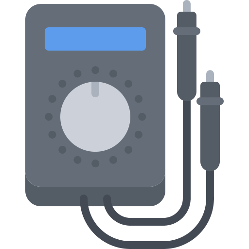 multimeter Coloring Flat icon