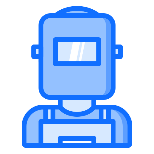 Welder Coloring Blue icon