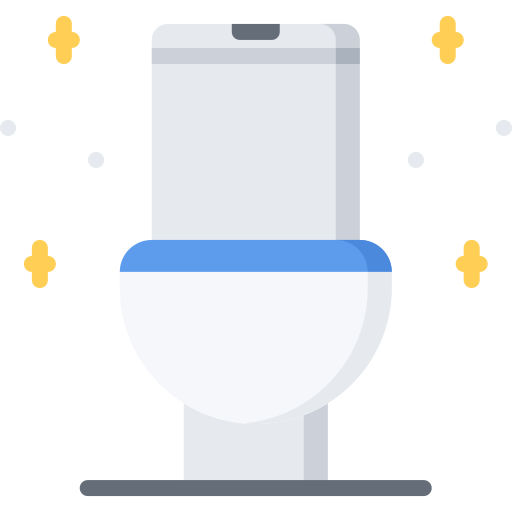 toilet Coloring Flat icoon