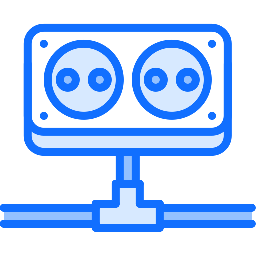 Socket Coloring Blue icon