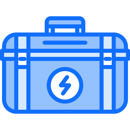 Caja de herramientas Coloring Blue icono
