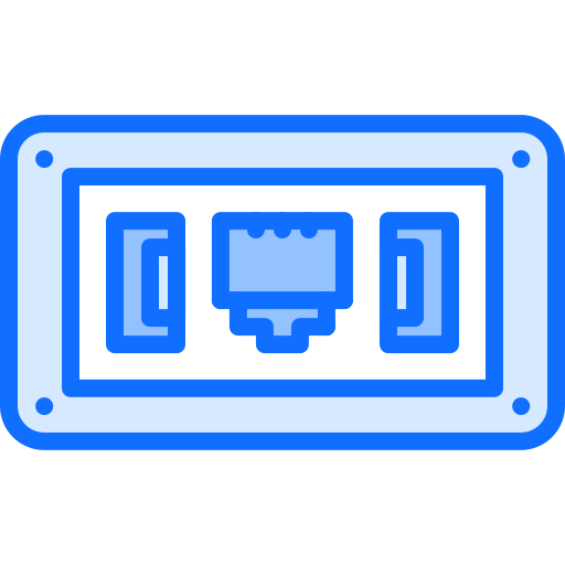 Socket Coloring Blue icon
