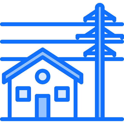 家 Coloring Blue icon