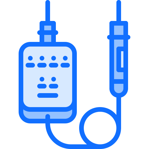 Voltage indicator Coloring Blue icon